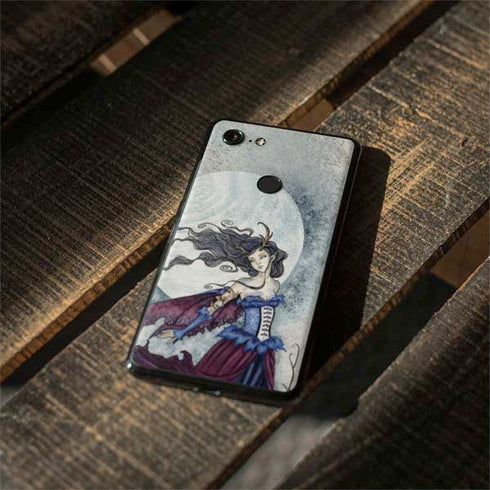 Amy Brown The Moon is Calling Fairy and Dragon Google Pixel 3 Skin